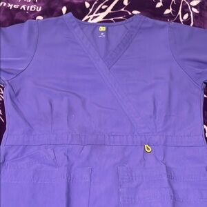 Purple Scrub Top